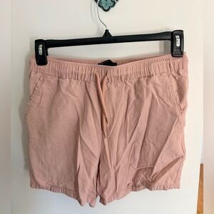 ASOS Pink Drawstring Cotton Blend Men’s Shorts